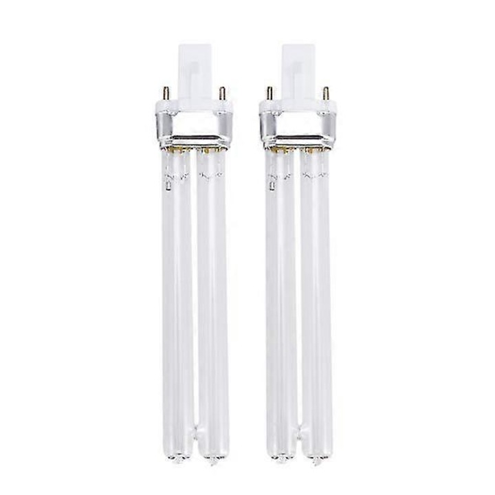 2 db UV sterilizáló izzó készlet, 11W, üveg, 23.5x3x1.8cm, fehér