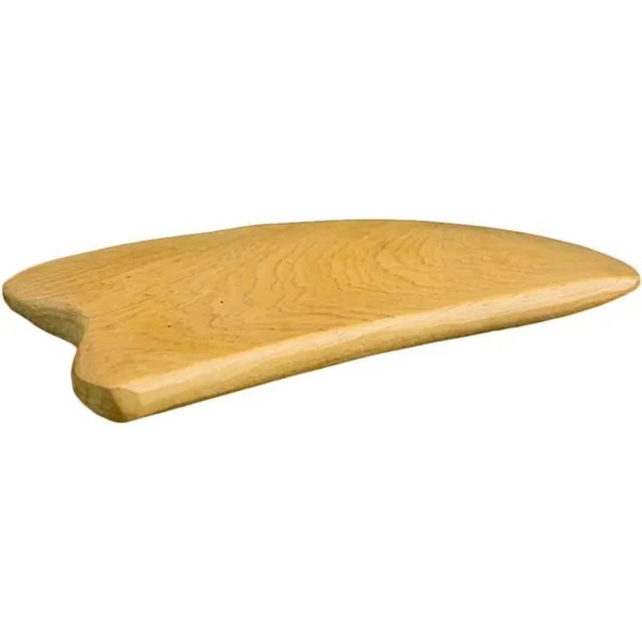 Instrument masaj Gua Sha, lemn camfor, 10.5x5.5cm, durabil, pentru fata si corp