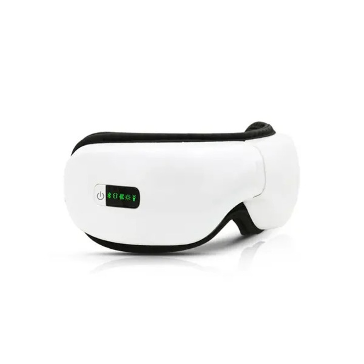 Vezeték nélküli szemmasszírozó, fehér, 280g, 1200mAh