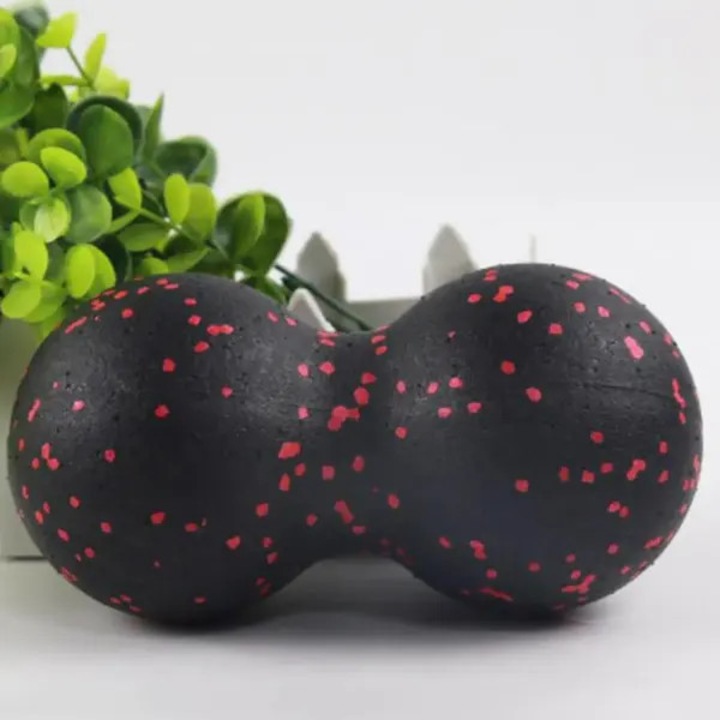 Масажна топка фъстък, 16.5x8.5см, преносима, умерена твърдост