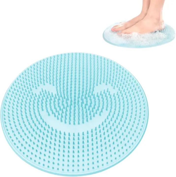 Masszázs zuhanypapucs lábakra, szilikon, csúszásmentes, 31cm