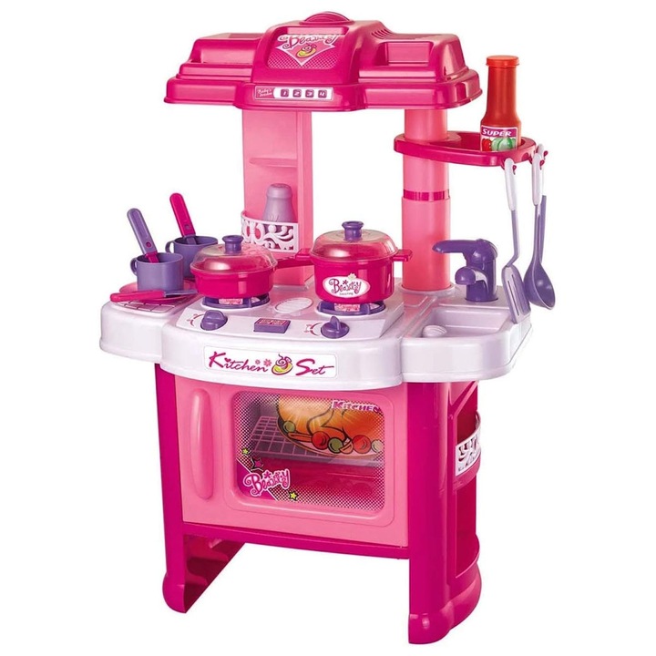 Bucatarie de jucarie copii 008-26 Kitchen set cu lumini si sunete