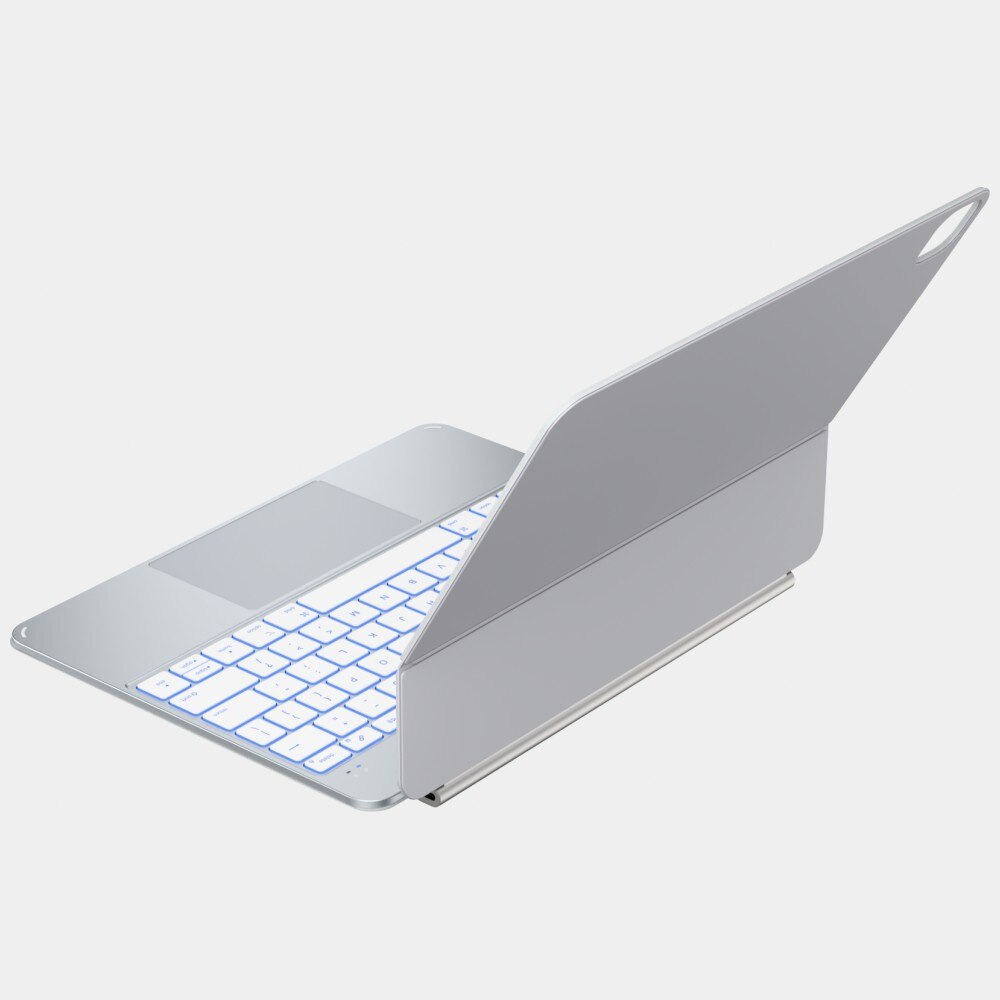 Husa tableta Typecase Edge Pro cu tastatura, argintiu, 13 inch
