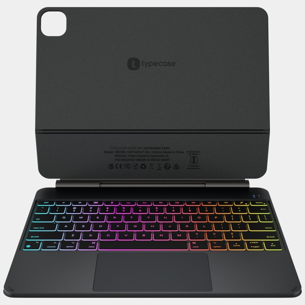 Husa Typecase Edge Pro cu tastatura pentru iPad Pro 13 Negru
