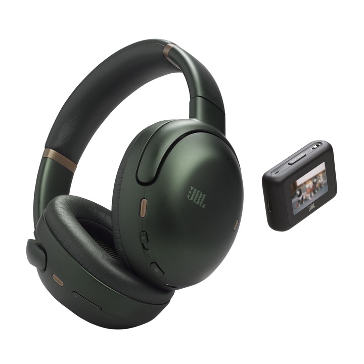 JBL Tour One M3 Smart TX Over-Ear fejhallgató, vezeték nélküli, Bluetooth, ANC, Hi-Res, Multipoint, Spatial 360, zöld