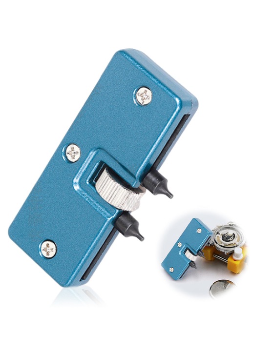 Set accesorii pentru ceas Herusi deschizator capac 15x60mm, folie anti-zgarieturi, laveta