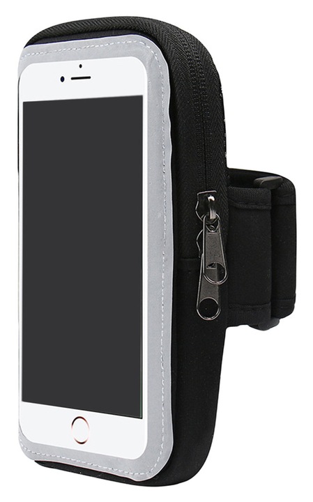 Geanta brat fitness HERUSI negru capacitate mare respirabila 6.5inch