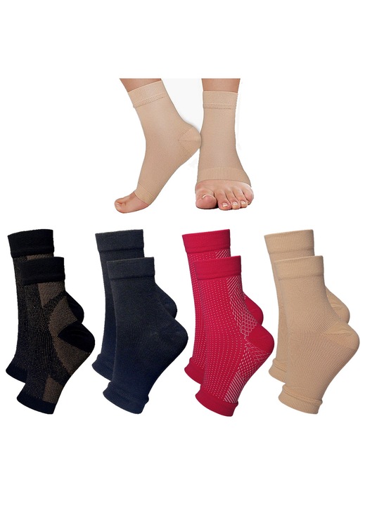 Sosete compresie HERUSI set 4 culori marime S/M 34x39