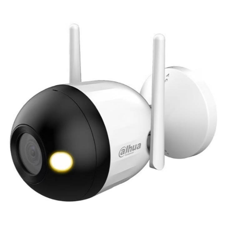 WiFi kültéri megfigyelő kamera, 4MP, Full Color technológia, intelligens megvilágítás akár 30 m-ig, AI személyfelismerés, beépített mikrofon, H.265 tömörítés, microSD foglalat, IP67 védelem
