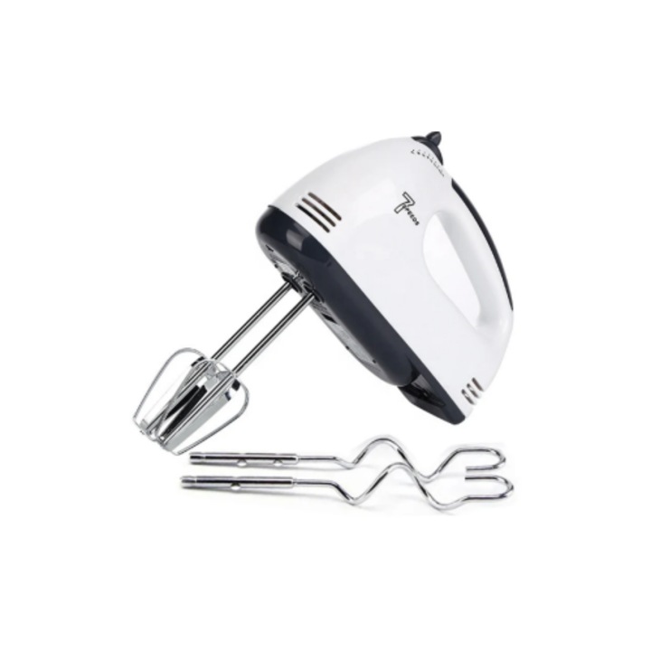 Kézi mixer, 260W, 7 sebesség, 220V, Fehér