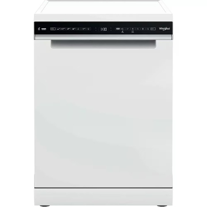 Masina de spalat vase independenta WHIRLPOOL W7F HS31, 15 seturi, 8 programe, 60 cm, Clasa D, Alb