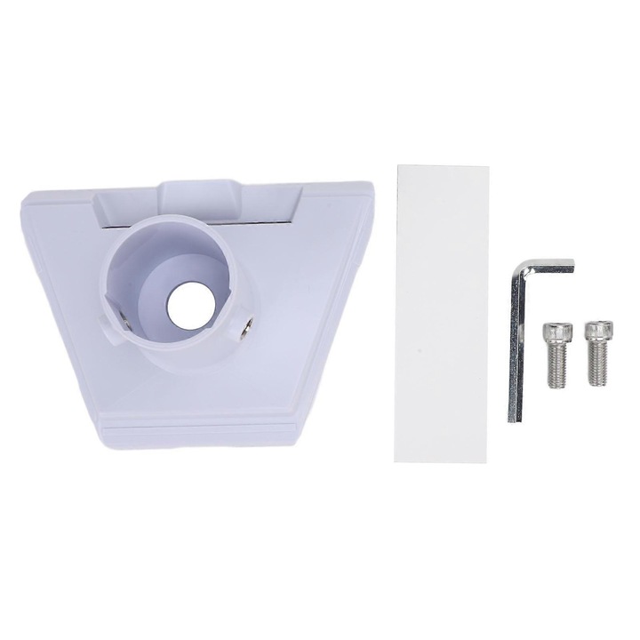 Adaptor teava pentru antena satelit standard, alb, 53x50mm