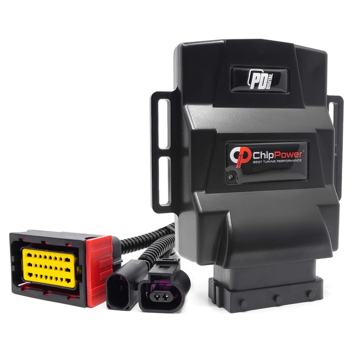 Kit Tuning Chip Box PDD, ChipPower, pentru Seat Leon Mk1/Mk2 1.9 TDI 74/77/96/110 kW Diesel mai putin consum de combustibil, mai multa putere a masinii, instalare rapida Plug&Drive