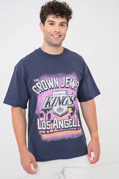 ’47, LA Kings pamutpóló, Sötétkék/Mélylila
