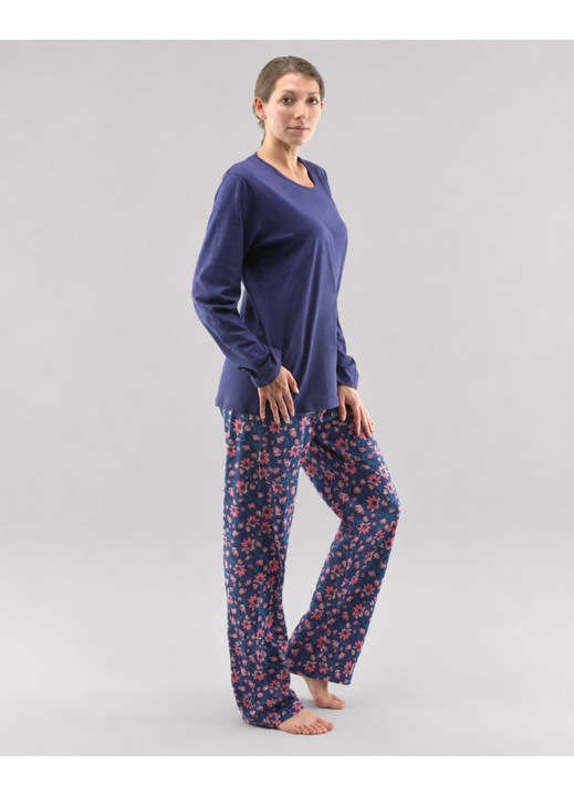 Pijama dama 19139 din bumbac, Floral
