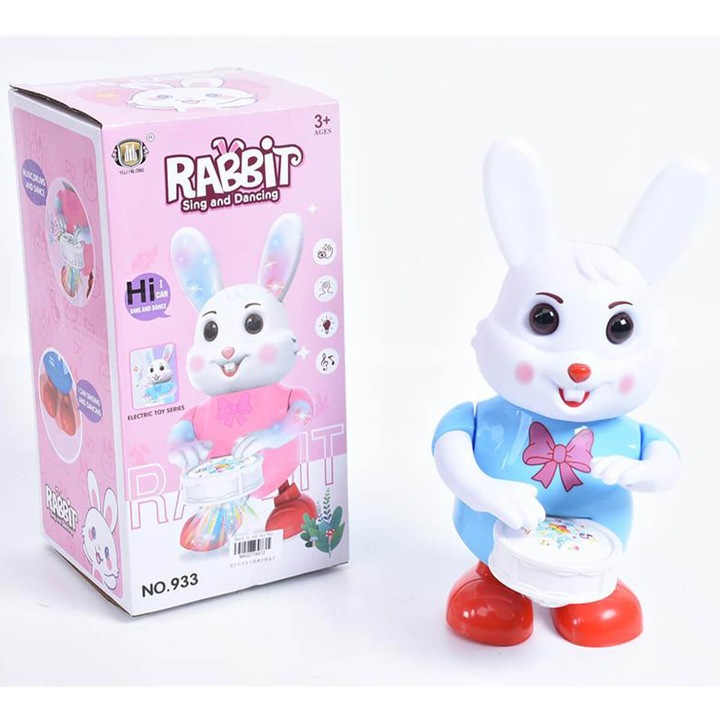 Детски танцуващ заек Armtoys, с барабан