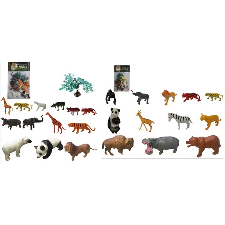 Комплект диви животни за игра Armtoys, 12 бр