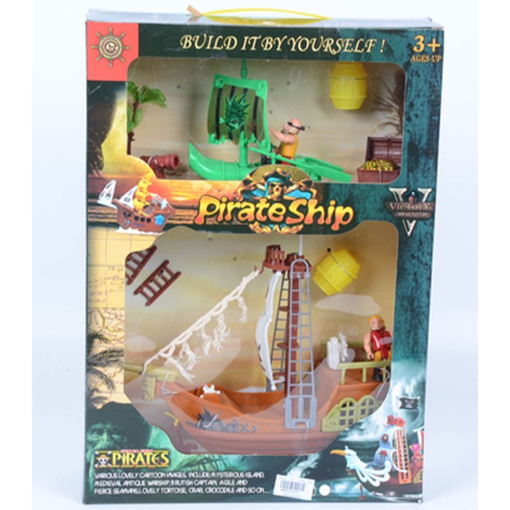 Детски комплект с 2 пиратски кораба Armtoys