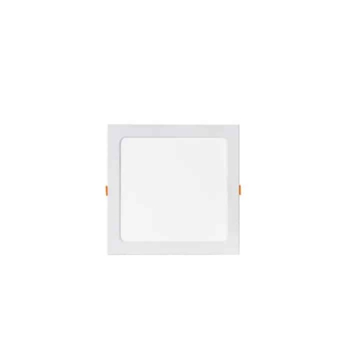 Négyzet alakú LED spotlámpa, SMD, 12W, 3CCT, 160-265V, ALEXIS, fehér / 016-088-0012