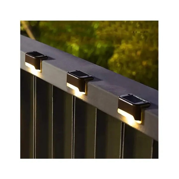 HERUSI 16 db-os napelemes lámpa szett, meleg fehér LED, vízálló, 12x8cm