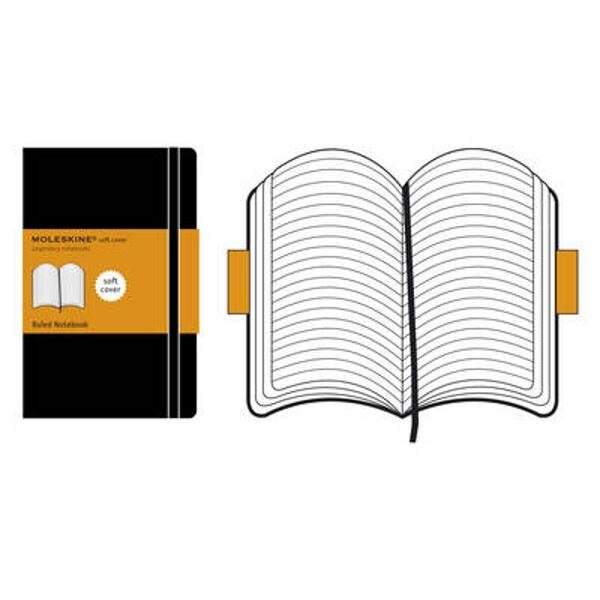 Moleskine Soft Cover Pocket Ruled Notebook
