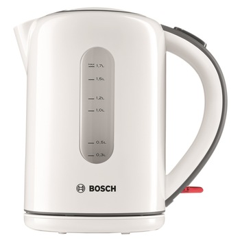 Fierbator cordless Bosch TWK7601, 2200 W, 1.7 l, Alb Fierbator cordless Bosch TWK7601, 2200 W, 1.7 l, Alb