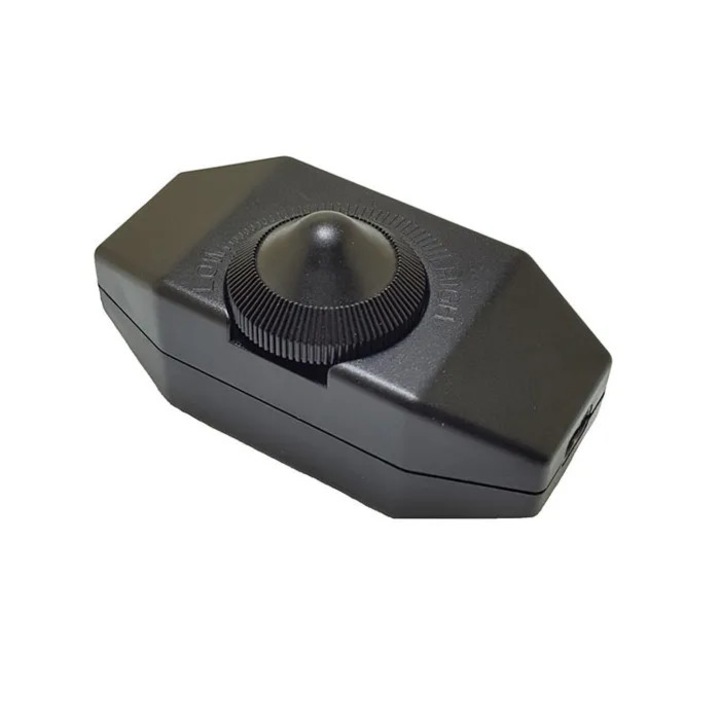 Univerzális LED fényerőszabályzó, fekete, 1A, 220V
