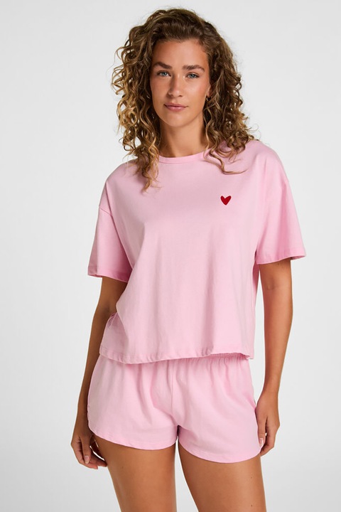 Hunkemoller, Bő fazonú rövid pizsama, Rózsaszín