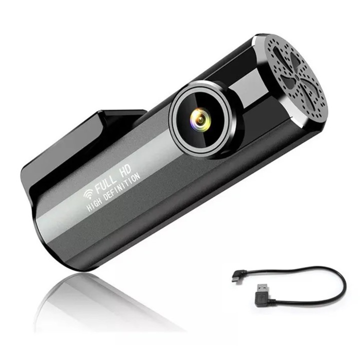 Autós kamera DVR 2K Wi-Fi kompakt beépített memóriával