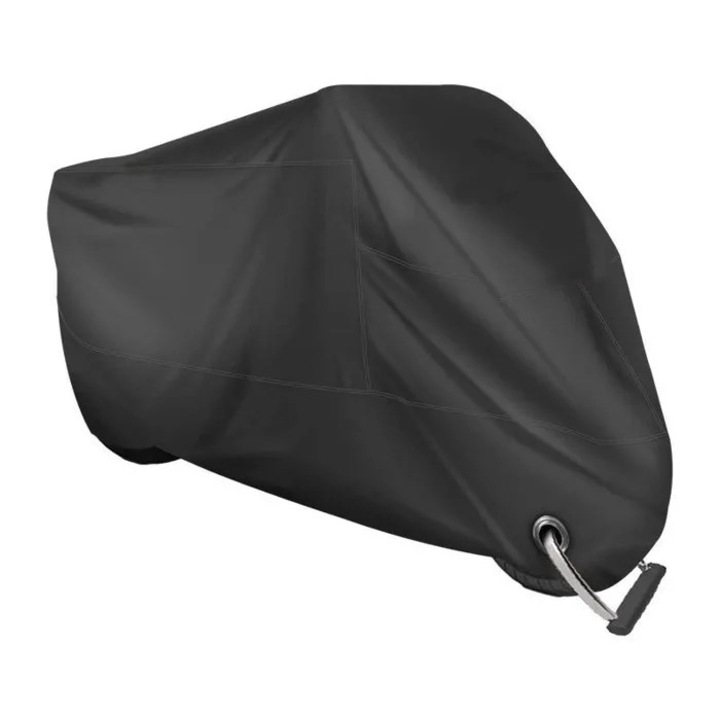 Husa moto, poliester 190T, negru, XL, 230x95x125cm