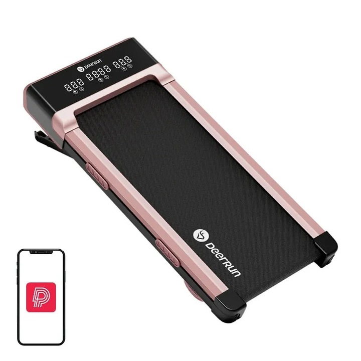 DeerRun Z10 elektromos futópad (rózsaszín)