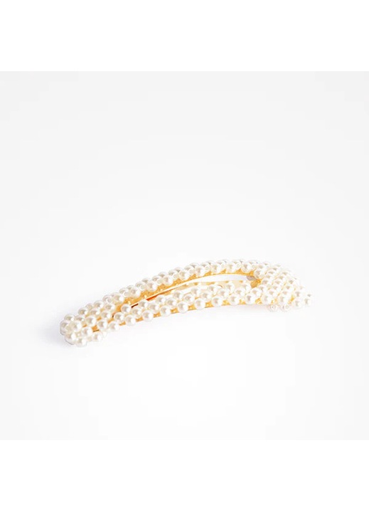 Agrafa de Par Eleganta cu Perle - Fashion Pearl Triangular Nr 2 Hairpin - Bifull