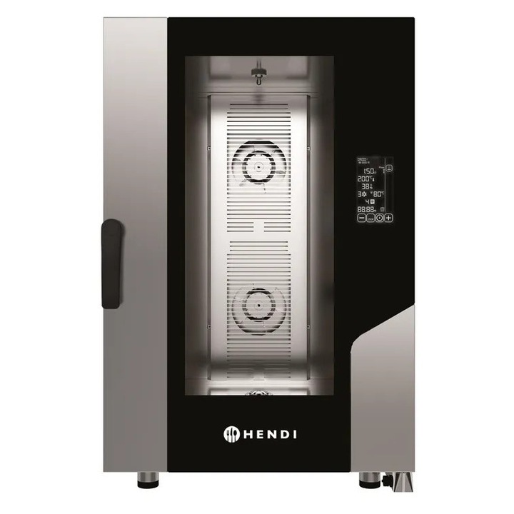 Hendi Hőlégbefúvásos gőzsütő Contact 11 x GN 1/1, 400V/15400W, 730x849x(H)1130mm