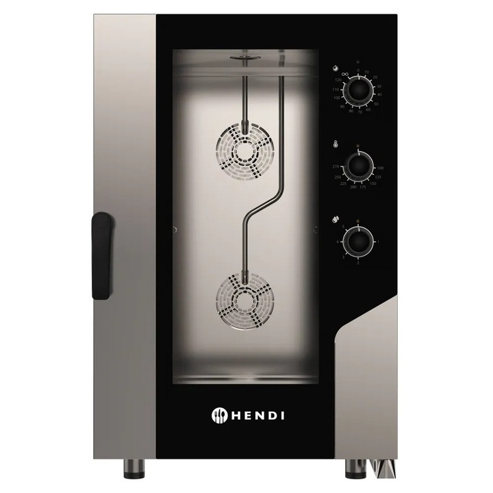 Hendi Hőlégbefúvásos gőzsütő VEZÉRLÉS 11x GN1/1, 400V/15400W, 730x855x(H)1130mm