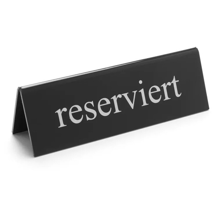 Hendi Foglalt Tábla, reserviert, 130x30x(H)38mm