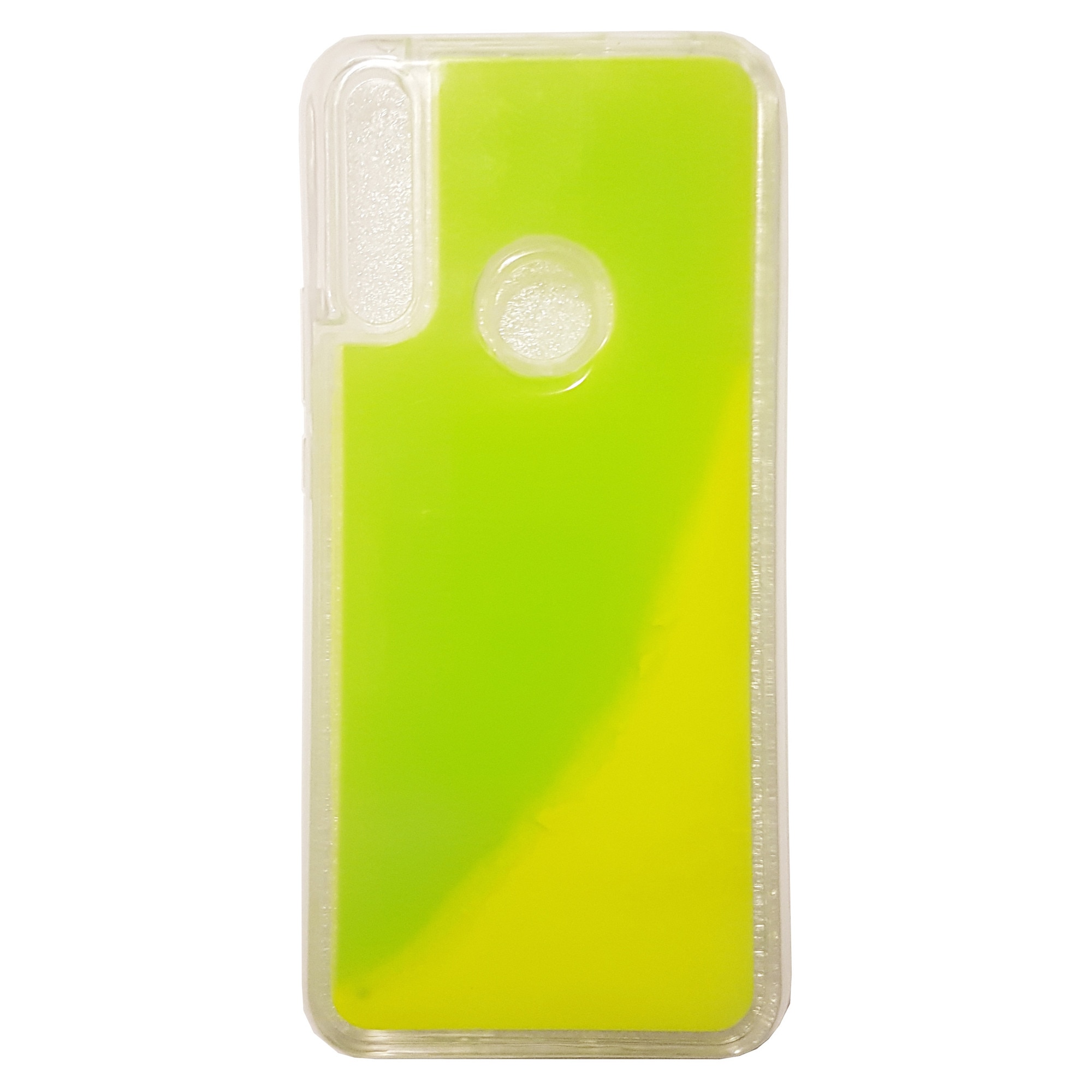 Husa pentru Apple Iphone 13 Pro, Licquid Glow Fluorescenta Galben