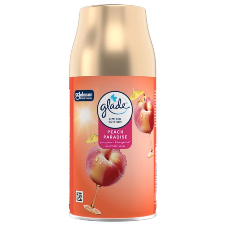 GLADE Peach Paradise elektromos légfrissítő utántöltő, 269 ml