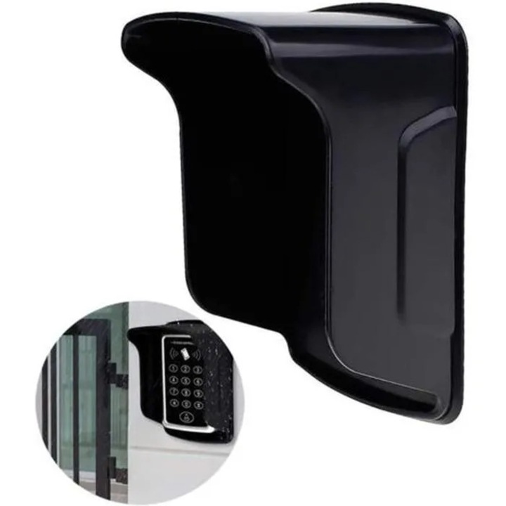 Husa protectie impermeabila pentru tastatura RFID si sonerie, plastic ABS, 13x8cm