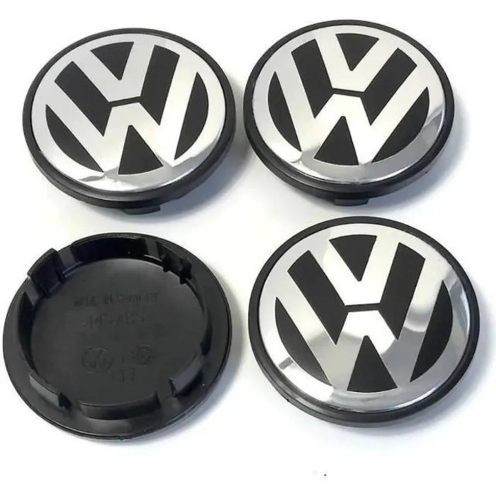 4 db alumínium PVC keréktárcsa-kupak készlet 65mm Volkswagen