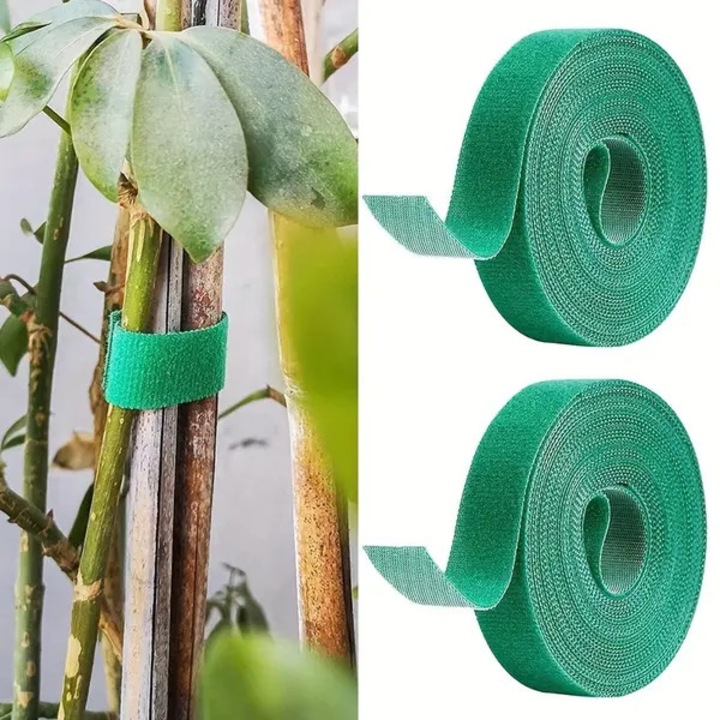 Sfoara legare plante 1000x25mm negru set accesorii gradinarit