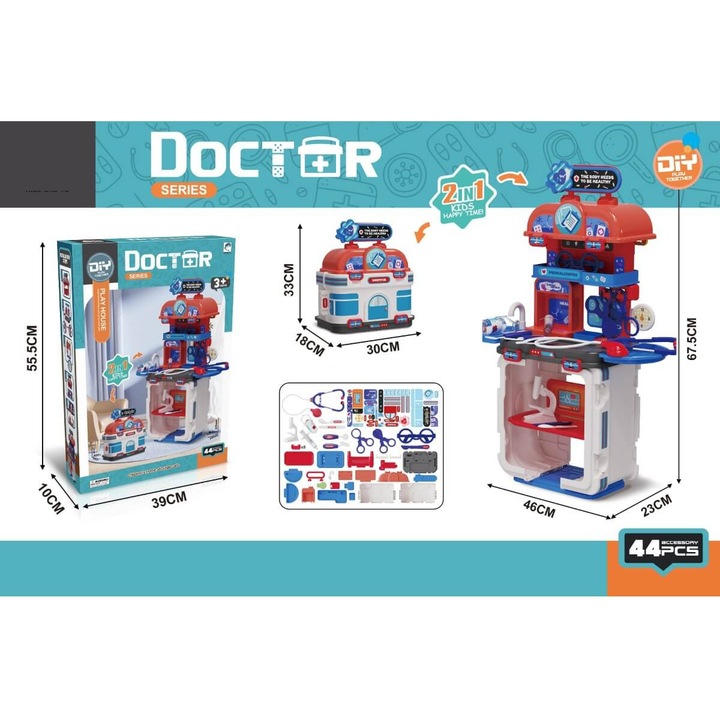 Детска докторска станция Armtoys, 44 части