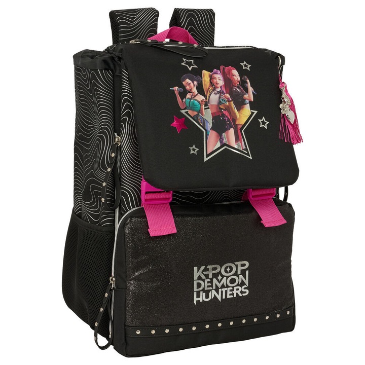 K-pop Démonvadászok Energy bővíthető iskolatáska, táska 41 cm