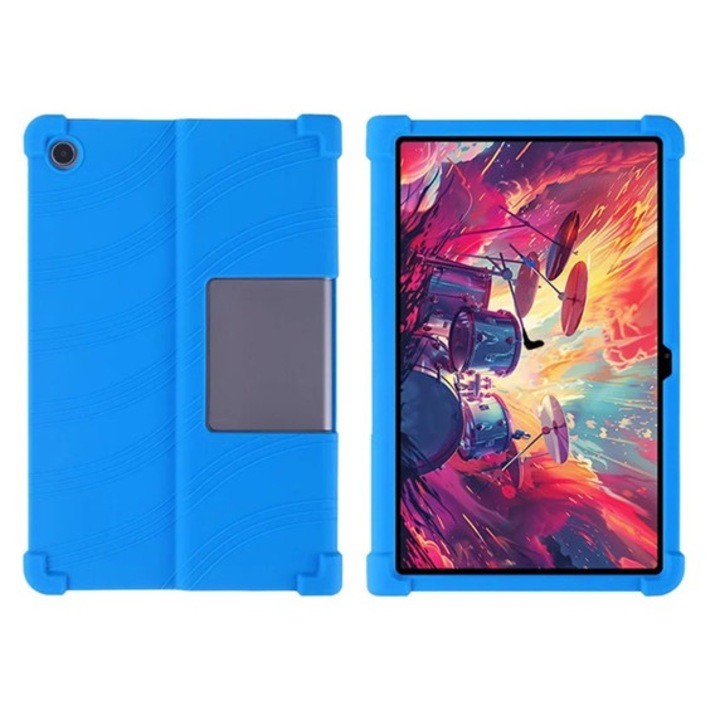 Gigapack defender szilikon tabletvédő, ütésállóság, sötétkék, kompatibilis: Lenovo Tab Plus