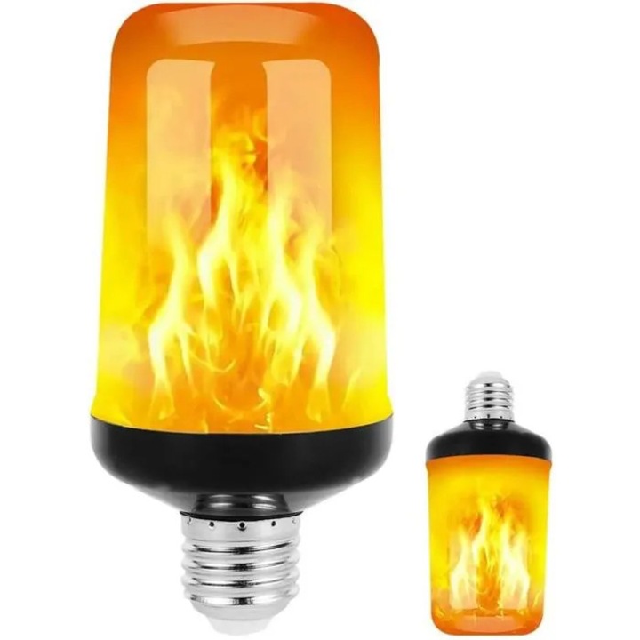 LED lánghatású izzó 5W E27 500lm meleg fehér