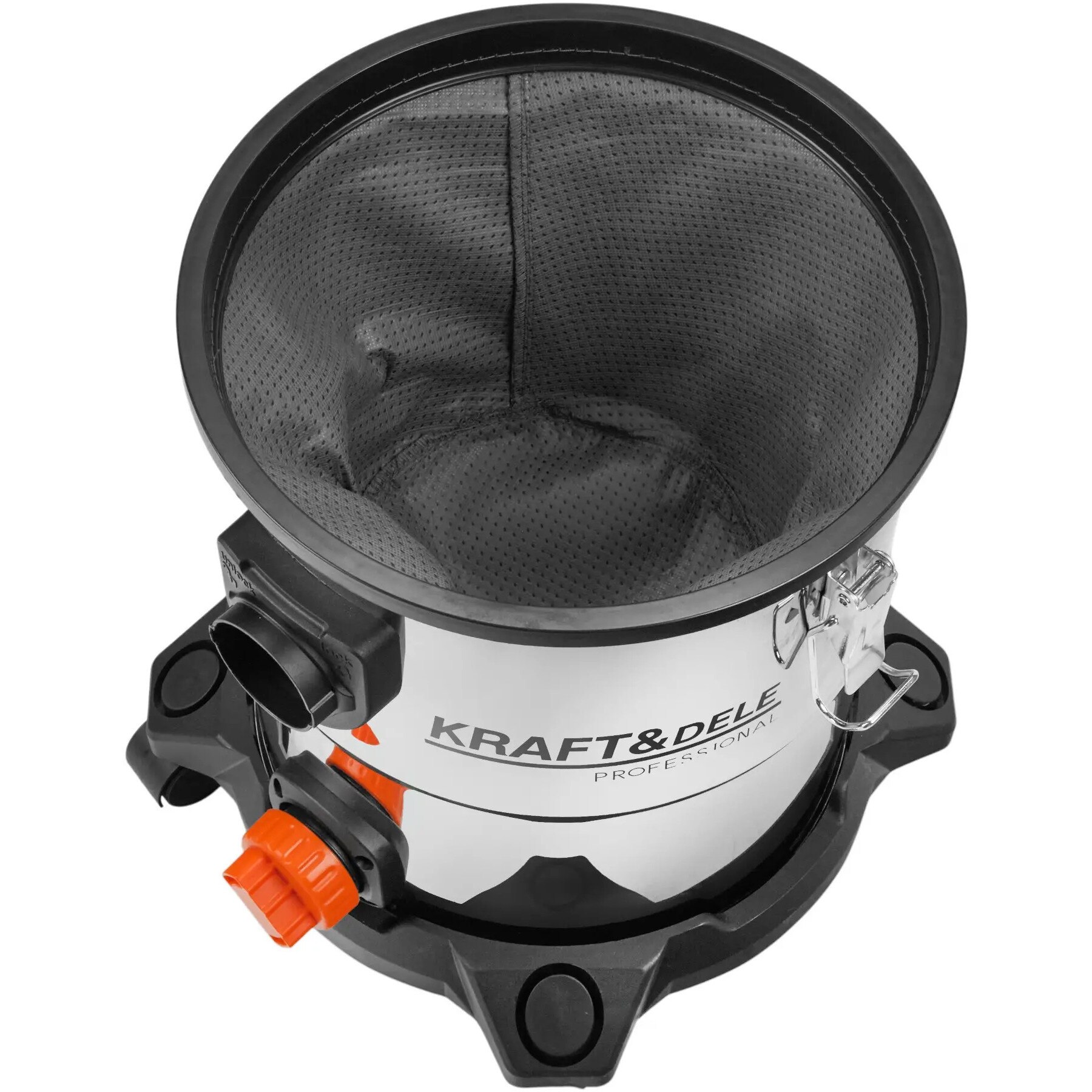 Aspirator umed uscat Kraft&Dele, 20L inox, 1600W, filtru HEPA, functie suflare, KD5178