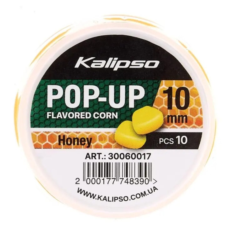 Kalipso Pop-Up Dippelt Műkukorica 10mm/10db Honey