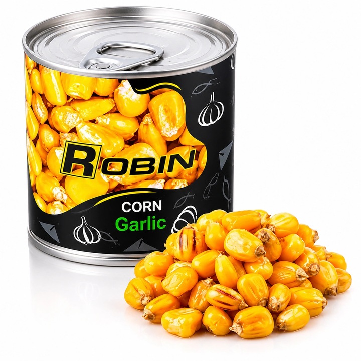 Porumb Robin Sweet Corn Usturoi 200ml
