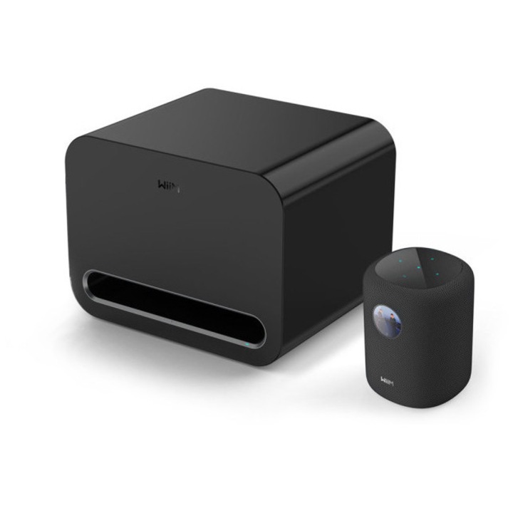 Sistem de sonorizare wireless cu WiiM Sound si WiiM SUB PRO, negru