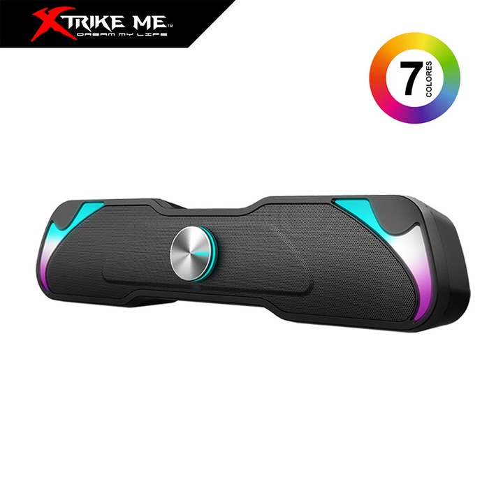 Boxa Gaming RGB Xtrike Me SK-406 Stereo Soundbar 2.0 USB – 6W