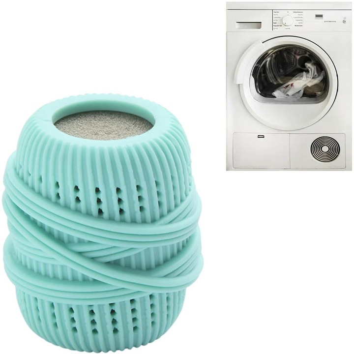 Mosógolyók, újrafelhasználható, TPE, kék